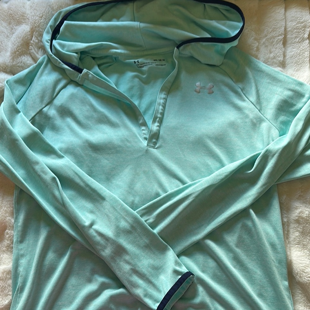 Under Armour Light Green Pullover Hoodie